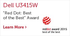 U3415W Red Dot: Best of the Best award